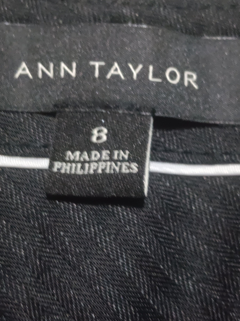 Ann Taylor Women's Size 8 Gray Straight Leg Dress Pants Office Career Trouser - Picture 6 of 8